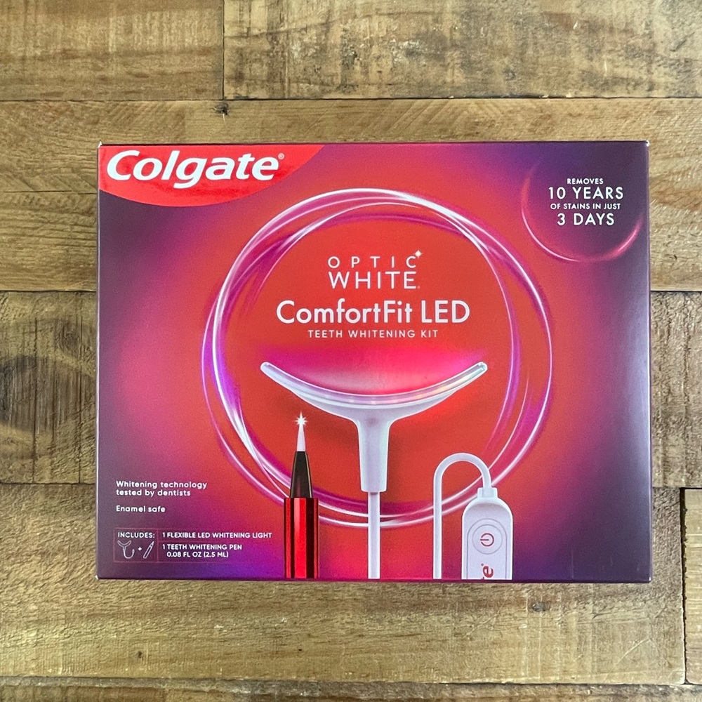 Colgate Optic White Comfort Fit LED Teeth Whitening Kit